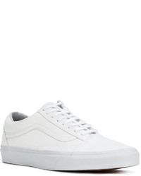 Baskets en cuir blanches Vans