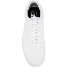 Baskets en cuir blanches Vans