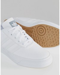 Baskets en cuir blanches adidas