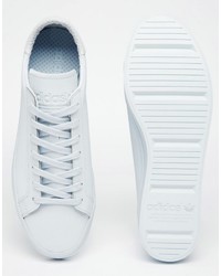 Baskets en cuir blanches adidas