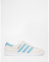 Baskets en cuir blanches adidas