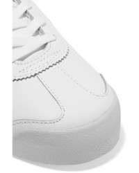 Baskets en cuir blanches adidas