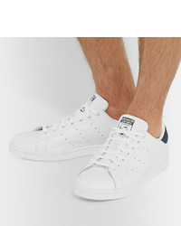 Baskets en cuir blanches adidas