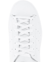 Baskets en cuir blanches adidas