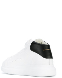 Baskets en cuir blanches Alexander McQueen