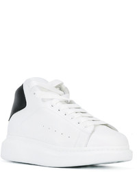 Baskets en cuir blanches Alexander McQueen