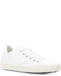 Baskets en cuir blanches Philippe Model