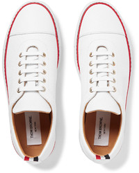 Baskets en cuir blanches Thom Browne