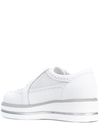 Baskets en cuir blanches Hogan