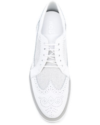 Baskets en cuir blanches Hogan