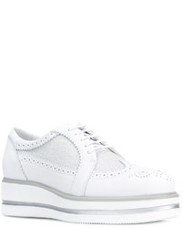 Baskets en cuir blanches Hogan