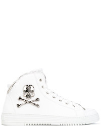 Baskets en cuir blanches Philipp Plein