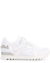 Baskets en cuir blanches Philipp Plein