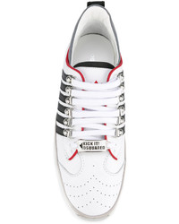 Baskets en cuir blanches DSQUARED2