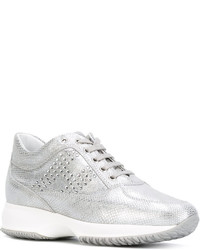 Baskets en cuir blanches Hogan