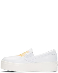 Baskets en cuir blanches Kenzo