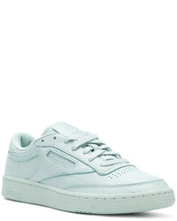 Baskets en cuir bleu clair Reebok