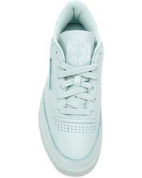 Baskets en cuir bleu clair Reebok