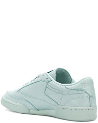 Baskets en cuir bleu clair Reebok