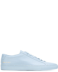 Baskets en cuir bleu clair Common Projects