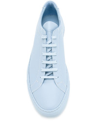 Baskets en cuir bleu clair Common Projects