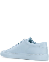 Baskets en cuir bleu clair Common Projects