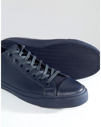 Baskets en cuir bleu marine Aldo