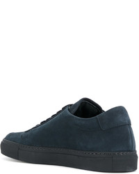 Baskets en cuir bleu marine Common Projects