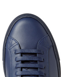 Baskets en cuir bleu marine Givenchy