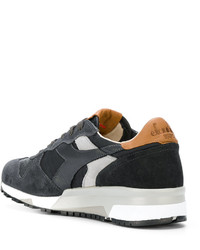 Baskets en cuir bleu marine Diadora