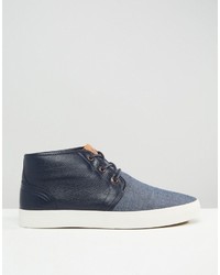 Baskets en cuir bleues Aldo