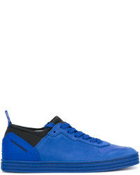 Baskets en cuir bleues Hogan