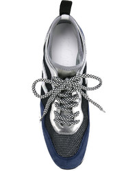 Baskets en cuir bleues Hogan