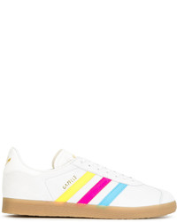 Baskets en cuir grises adidas