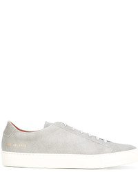 Baskets en cuir grises Common Projects