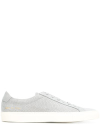 Baskets en cuir grises Common Projects