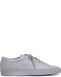 Baskets en cuir grises Common Projects