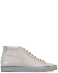 Baskets en cuir grises Common Projects