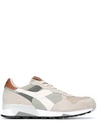 Baskets en cuir grises Diadora