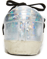 Baskets en cuir grises Golden Goose Deluxe Brand