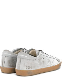 Baskets en cuir grises Golden Goose Deluxe Brand