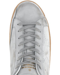 Baskets en cuir grises Golden Goose Deluxe Brand