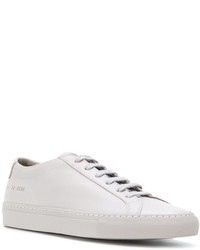 Baskets en cuir grises Common Projects