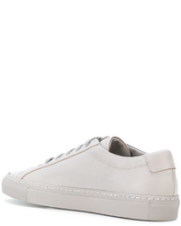 Baskets en cuir grises Common Projects