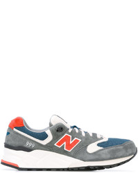 Baskets en cuir grises New Balance