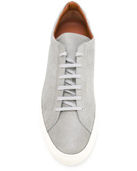 Baskets en cuir grises Common Projects