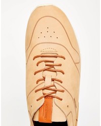 Baskets en cuir marron clair Jack and Jones