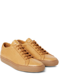 Baskets en cuir marron clair Common Projects