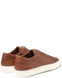 Baskets en cuir marron Common Projects