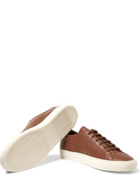 Baskets en cuir marron Common Projects